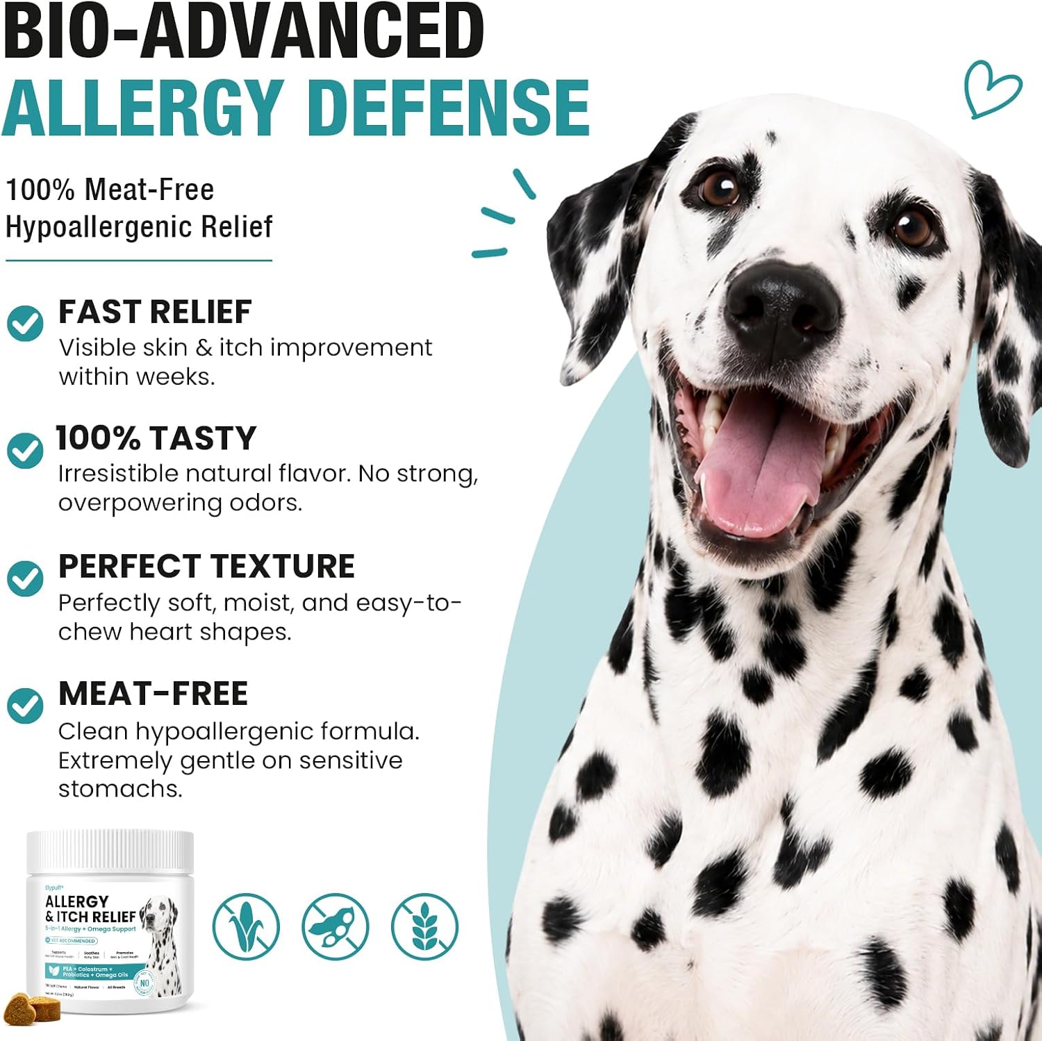 Dog Allergy Relief Immunity Chews (130Ct) - Itching & Paw Licking, Chicken - Image 5