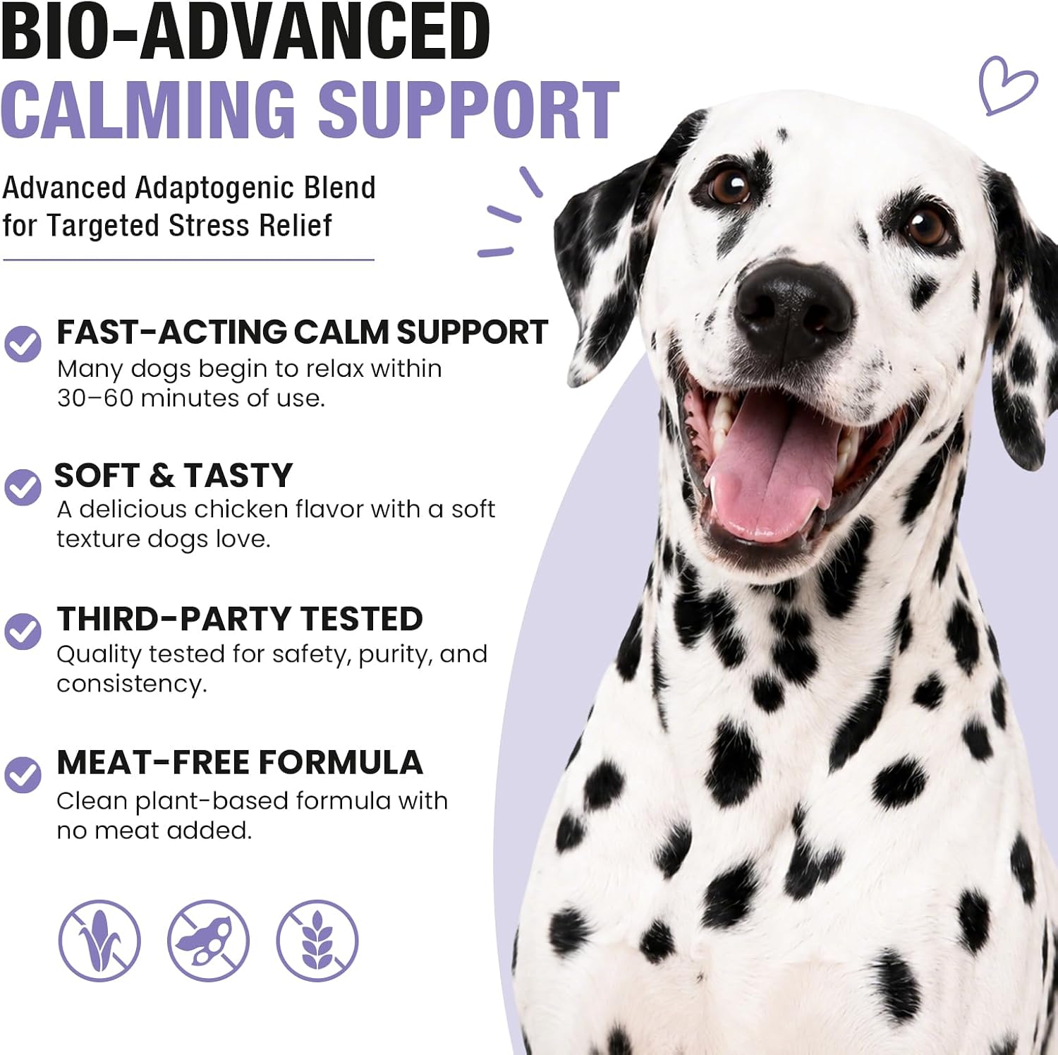 Calming Chews for Dogs - 50ct Dog Calming Chews Anxiety and Stress Relief - Image 5