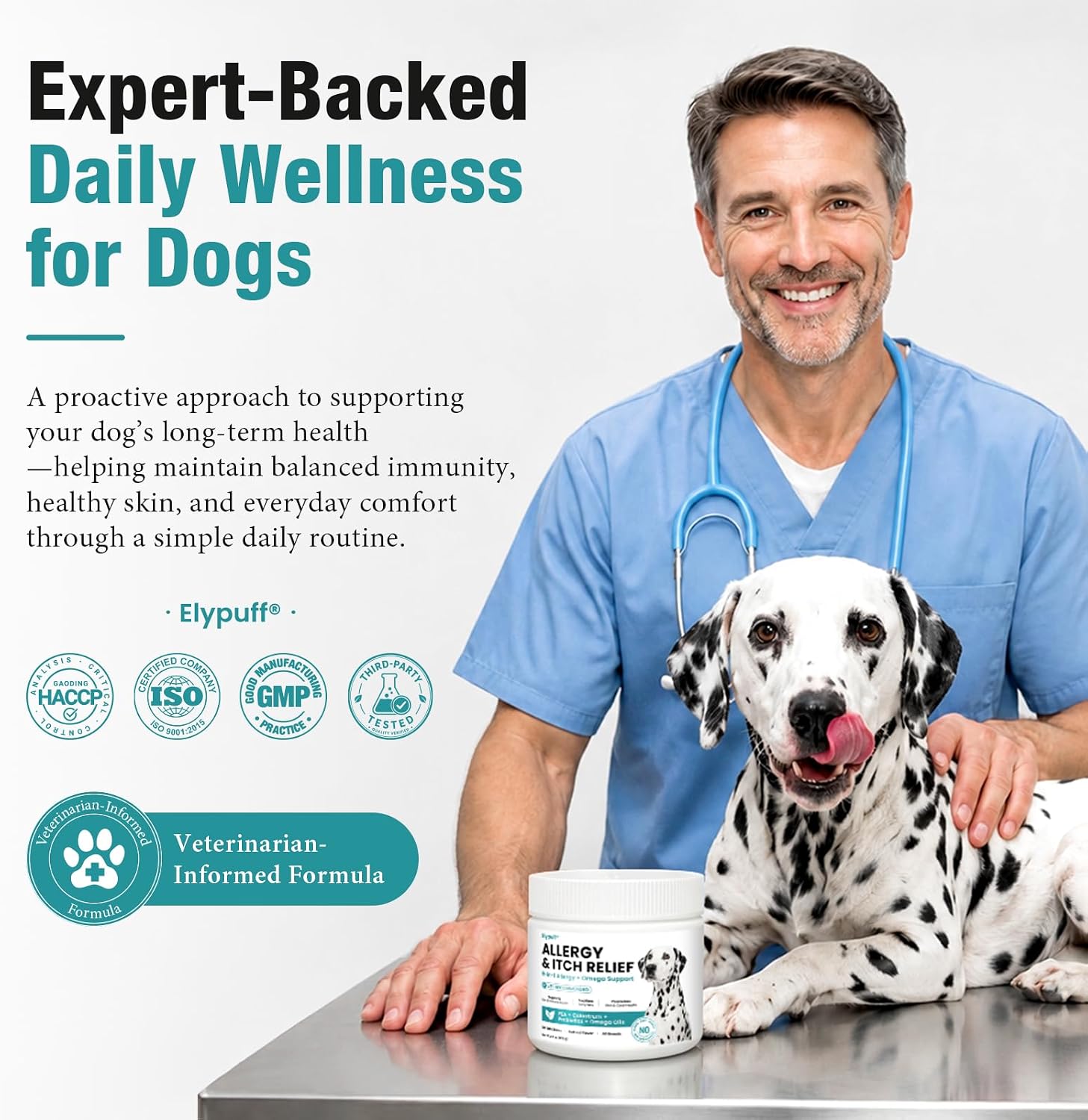 Dog Allergy Relief Immunity Chews (130Ct) - Itching & Paw Licking, Chicken - Image 7
