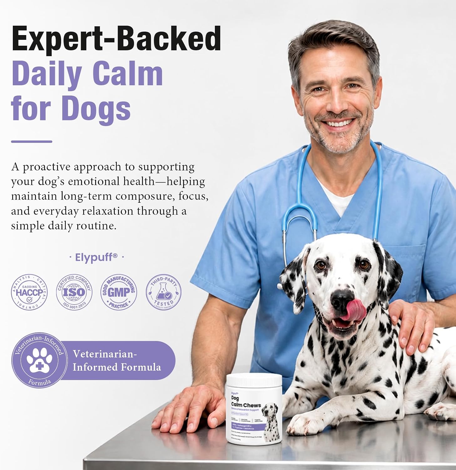 Calming Chews for Dogs - 50ct Dog Calming Chews Anxiety and Stress Relief - Image 7